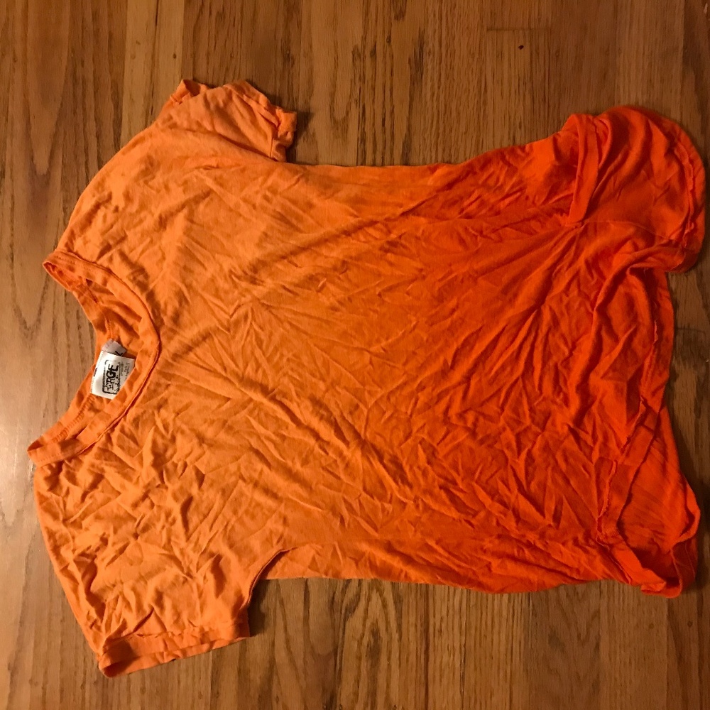 orange ombre shirt